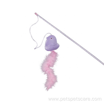 Bird cats stick plastic pole cat teaser